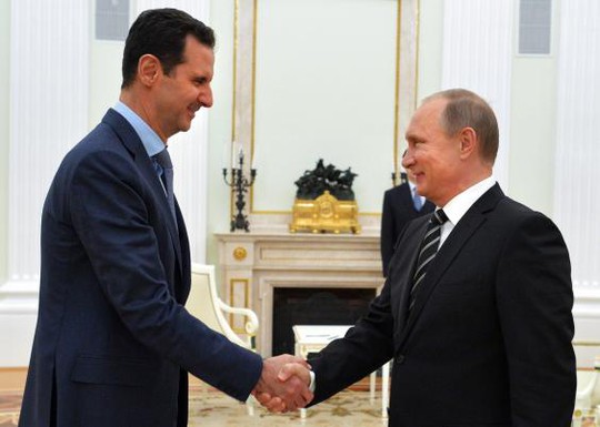 TT Syria Bashar al-Assad và TT Nga Vladimir Putin. Ảnh: Independent.