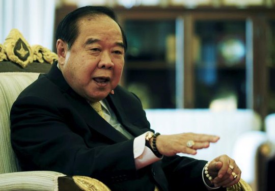 
Phó Thủ tướng kiêm Bộ trưởng Quốc phòng Prawit Wongsuwan Ảnh: REUTERS
