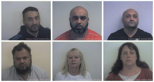
6 thành viên băng nhóm bị kết tội bóc lột tình dục ở Rotherham. Ảnh: Reuters
