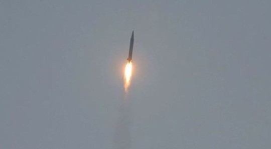 Nguồn tin của Bộ tổng tham mưu liên quân Hàn Quốc cho biết vụ phóng tên lửa được thực hiện lúc 5 giờ 20 phút ngày 10-3 từ TP Hwanghae Bắc. Ảnh: NK DAILY