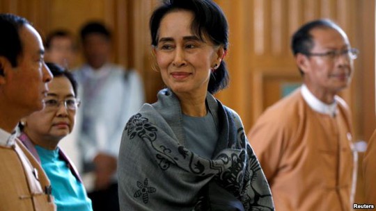 Bà Aung San Suu Kyi Ảnh: REUTERS