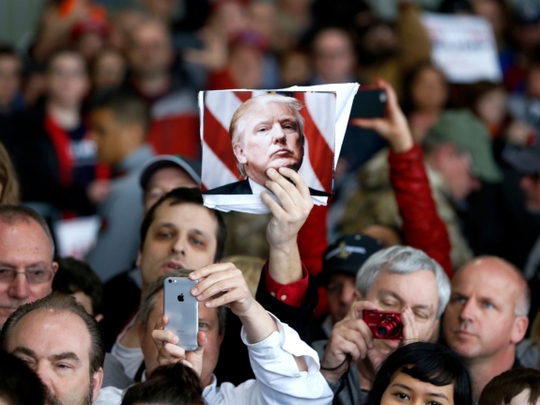 Những người ủng hộ ông Trump Ảnh: AP
