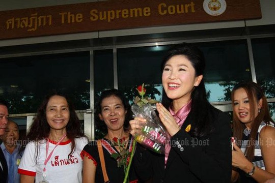 
Cựu Thủ tướng Thái Lan Yingluck Shinawatra Ảnh: THE BANGKOK POST
