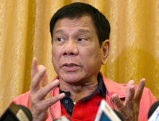 
Ông Rodrigo Duterte sẽchính thức nhậm chức Tổng thống Philippines vào tháng 6 Ảnh: THE STANDARD
