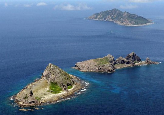 Một số đảo trong quần đảo Senkaku do Nhật Bản quản lý. Ảnh: Reuters