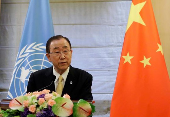
Tổng Thư ký Liên Hiệp Quốc Ban Ki-moon Ảnh: REUTERS
