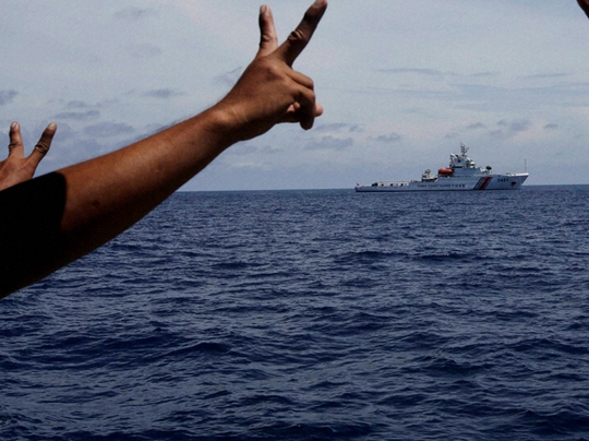 
Tàu Trung Quốc ở biển Đông Ảnh: AP

