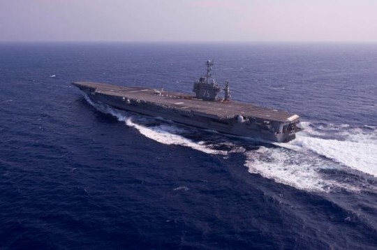 Tàu sân bay USS Harry S. Truman. Ảnh: Hải quân Mỹ