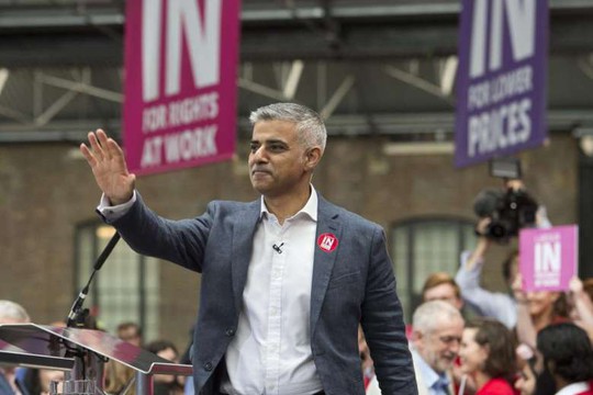 
Ông Sadiq Khan. Ảnh: EPA
