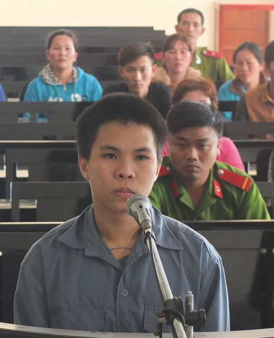 Bị cáo Hà Văn Kim Hoàng trước tòa