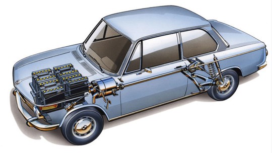 
BMW 1602e taị Munich 1972.
