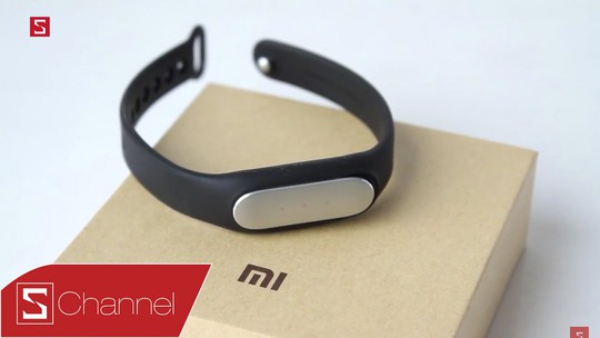 
Một chiếc vòng đeo tay Xiaomi Miband.
