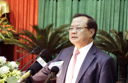 
Ông Phạm Quang Nghị phát biểu tại Hội nghị Ban Chấp hành Đảng bộ TP Hà Nội ngày 14-1
