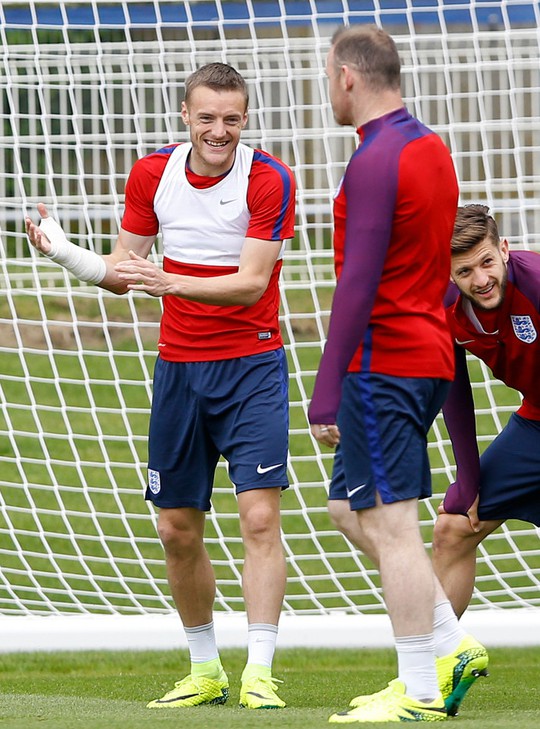 Vardy và Rooney trước trận gặp Iceland