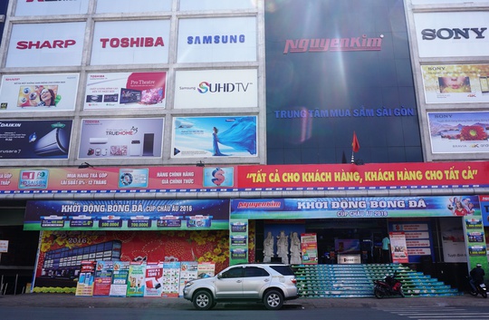 
Trung tâm mua sắm Nguyễn Kim Bình Dương, nơi xảy ra vụ mất trộm tiền
