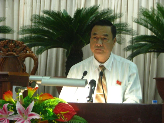 
Ông Huỳnh Thanh Tạo phát biểu khai mạc kỳ họp HĐND tỉnh Hậu Giang lần thứ 1 nhiệm kỳ 2016-2021
