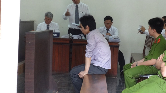 Dương Chí Tâm tại phiên tòa sơ thẩm ngày 28-3