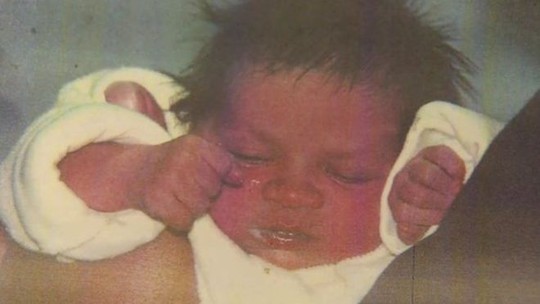 
Zephany Nurse bị bắt cóc ba ngày sau khi chào đời. Ảnh: BBC
