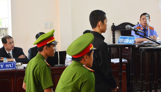 
Nguyễn Mai Trung Tuấn tại phiên tòa phúc thẩm
