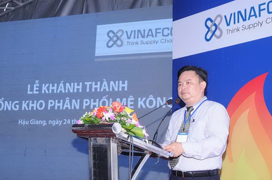 
Ông Nguyễn Hoàng Giang – Tổng Giám đôc Công ty Cổ phần Vinafco phát biểu tại Lễ khai trương
