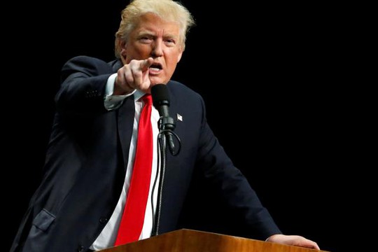 
Ông Trump tại thành phố San Diego hôm 27-5. Ảnh: Reuters

