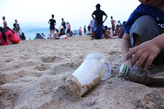 
Nhiều người vô tư xả rác sau khi ăn uống khiến bãi biển nhếch nhác
