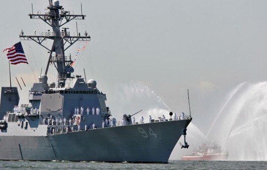 
Tàu khu trục USS Nitze. Ảnh: REUTERS
