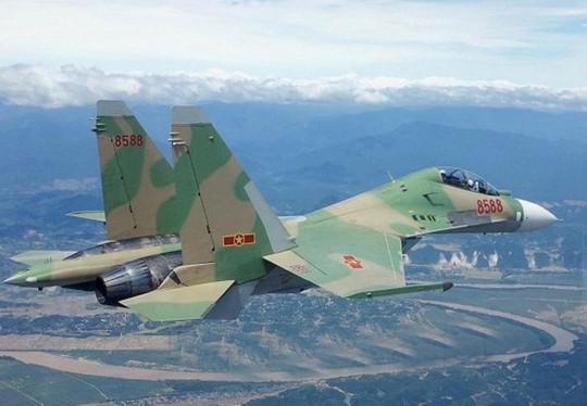 
Một chiếc máy bay chiến đấu đa năng Su-30MK2 của Không quân Việt Nam - Ảnh minh họa
