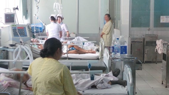 Bệnh nhân đột quỵ được điều trị tại Bệnh viện Nhân dân 115 (TP HCM)