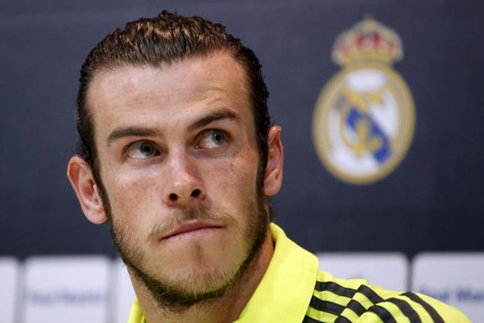 
Gareth Bale trong buổi họp báo trước trận đấu
