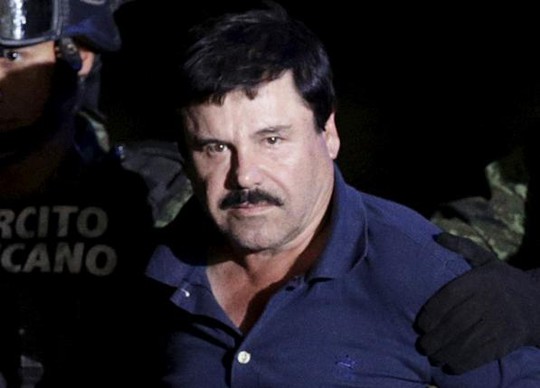 Ông trùm Guzman bị bắt lần thứ 2 hôm 8-1. Ảnh: Reuters