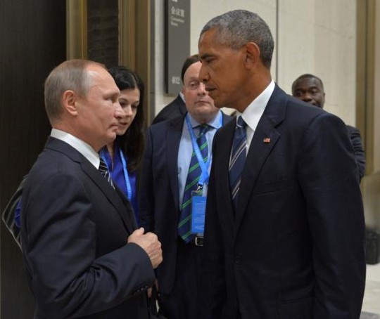 
Tổng thống Mỹ Barack Obama (phải) và người đồng cấp Nga Vladimir Putin (trái). Ảnh: Reuters
