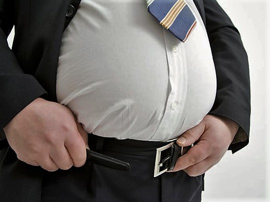 Nghiên cứu nhấn mạnh tỉ lệ tử vong tăng lên rất cao ở đàn ông béo phì Ảnh: HEALTHDAY NEWS