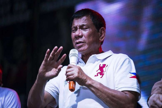 
Ứng viên gây tranh cãi Rodrigo Duterte. Ảnh: Bloomberg
