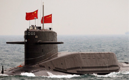 Tàu ngầm Trung Quốc Ảnh: THE DAILY BEAST