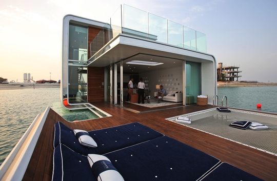 Mô hình của biệt thự Floating Seahorse tại TP DubaiẢnh: AP