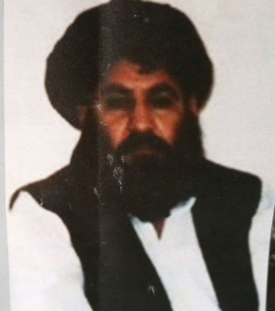 Thủ lĩnh Taliban tại Afghanistan, Mullah Akhtar Mansour Ảnh: AP