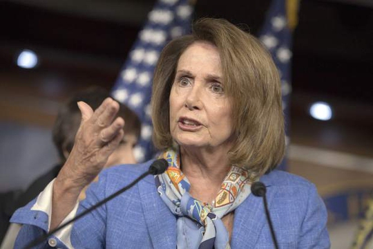 Nữ hạ nghị sĩ Mỹ Nancy Pelosi Ảnh: AP