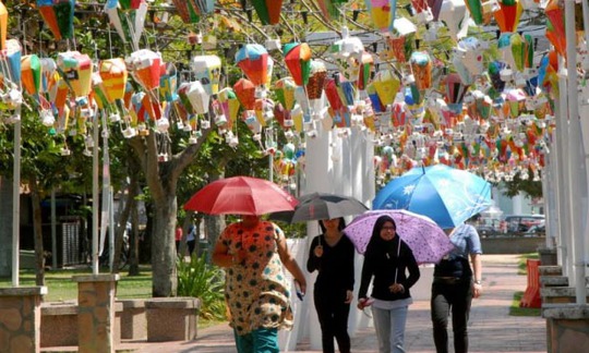 Malaysia đang hứng chịu đợt nắng nóng khắc nghiệt Ảnh: Bernama