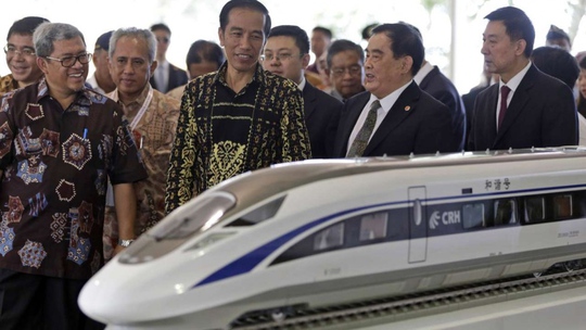 Trung Quốc phải nhượng bộ Indonesia không ít để giành được hợp đồng xây tuyến đường sắt Jakarta - Bandung Ảnh: Reuters