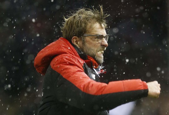 Những kiểu phản ứng ấn tượng của HLV Klopp giúp các trận đấu có Liverpool tràn ngập cảm xúcẢnh: REUTERS