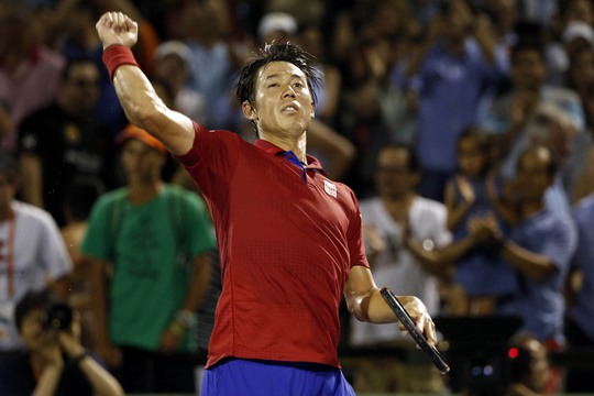 
Nishikori đang khát khao đăng quang ở lần đầu tiên vào đến trận chung kết giải Masters 1.000 Ảnh: REUTERS
