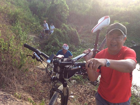 Phong trào chơi xe đạp địa hình đang phát triển mạnh Ảnh: Quang Liêm
