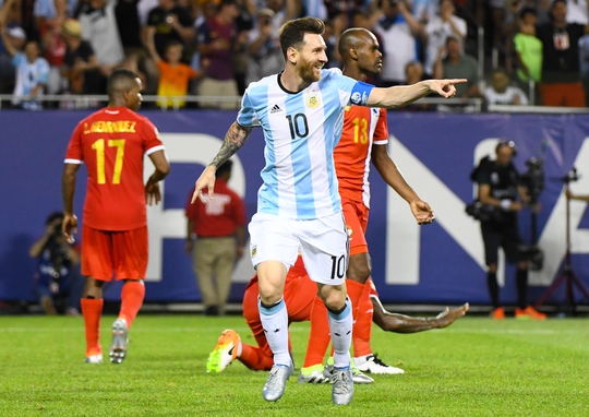 Messi trở lại tuyển Argentina với khuôn mặt đầy râu và khả năng ghi bàn vẫn sắc sảo như ngày nào Ảnh: REUTERS