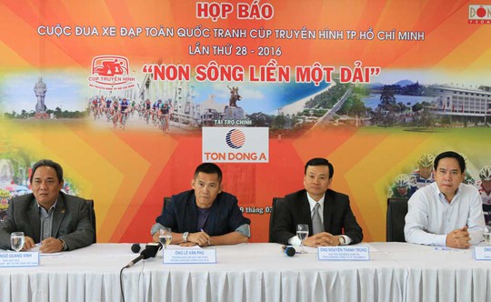 Họp báo giới thiệu Cúp HTV 2016 Ảnh: Quang Liêm