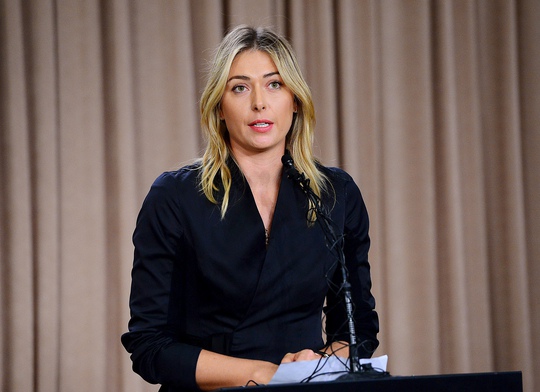 Sharapova trong cuộc họp báo thú nhận sử dụng chất kích thích bị cấmẢnh: REUTERS