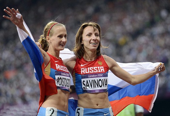 Do án phạt, HCV 800 m nữ M. Savinova cùng các ngôi sao điền kinh Nga sẽ vắng mặt tại Olympic Rio 2016 Ảnh: MSN