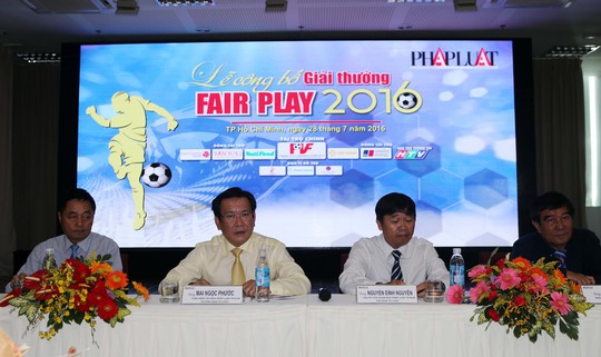 Lễ công bố giải thưởng Fair Play 2016 Ảnh: Quang Liêm