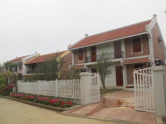Khu biệt thự xây dựng trái phép tại xã Yên Bài, huyện Ba Vì, TP Hà Nội