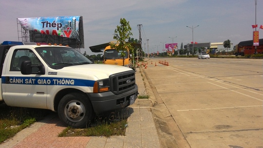 Trạm kiểm tra tải trọng xe ở tỉnh Quảng Trị vắng bóng lực lượng chức năng
